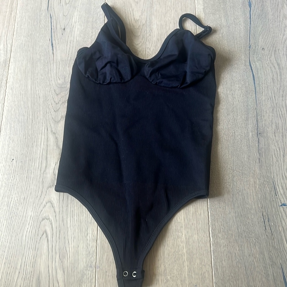 shein black shape wear bodysuit